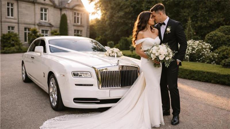luxury wedding car
